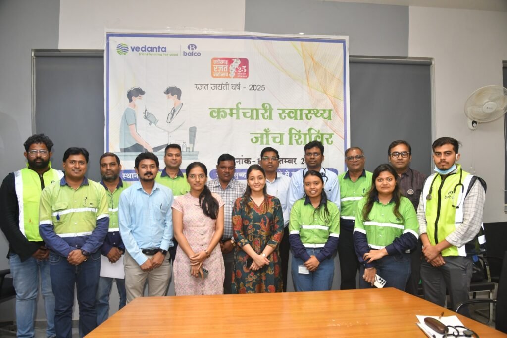 छत्तीसगढ़ रजत जयंती के तहत बालको ने किया स्वास्थ्य शिविर का आयोजन